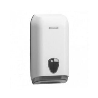 "Katrin Folded Toilet Tissue Dispenser" tualetinių servetėlių laikiklis (baltas)